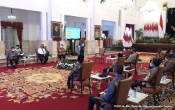 Jokowi Sebut Peringkat Vaksinasi Indonesia Tidak Terlalu Buruk 