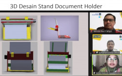 Mahasiswa Ciptakan Stand Document Holder Ergonomis, Cocok untuk Pekerja Kantoran