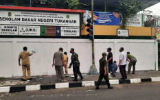 Ketiga Kalinya, Mural di Tembok SD Tukangan Dihapus Petugas