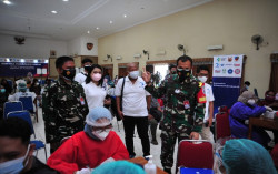 Vaksinasi Digelar 2 Hari di Lanud Adisutjipto