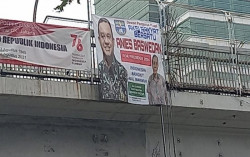 Sebelum Diturunkan Satpol PP, Baliho Anies Baswedan for President 2024 "Lenyap"