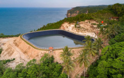 Embung Grigak di Tepian Pantai untuk Pertanian & Green Tourism