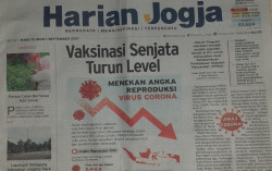 HARIAN JOGJA HARI INI: Vaksinasi Senjata Turun Level