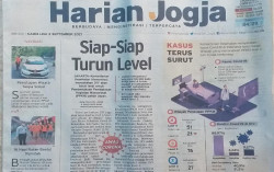 HARIAN JOGJA HARI INI: Siap-Siap Turun Level