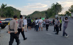 Polres Gunungkidul Razia Balap Liar di JJLS Rongkop-Girisubo