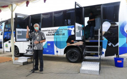 Jateng Operasikan Bus Vaksinasi untuk Jangkau Daerah Terpencil