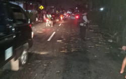 Pengendara Vario Tabrak Gerobak Satai Berujung Ganti Rugi Rp2,5 Juta