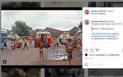 Foto Kuno Terminal Muntilan Beredar, Warganet Fokus pada Bayi yang Digendong Bocah Perempuan