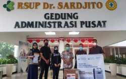 JCI Bantu Alkes untuk Penanganan Pasien Covid-19 di RSUP Sardjito