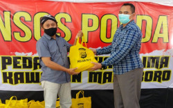 Ratusan Paket Bansos Disalurkan untuk Komunitas Malioboro