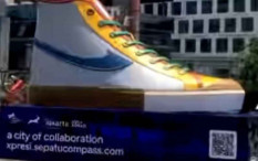 Digadang Jadi Ikon Jakarta, Fakta Tugu Sepatu di Sudirman