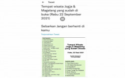 Dinas Pariwisata Luruskan Kabar Hoaks Pembukaan 35 Destinasi Wisata