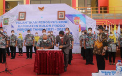 Pengurus KONI Kulonprogo yang Baru Diminta Buat Inovasi di Bidang Olahraga