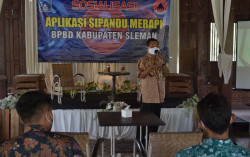 Wisatawan Bisa Gunakan Sipandu Merapi saat Erupsi Terjadi