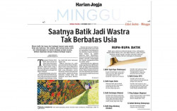 HARIAN JOGJA HARI INI: Saatnya Batik Jadi Wastra Tak Berbatas Usia