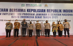 BPJS Kesehatan Ajak Peserta Polri Optimalkan Layanan Non Tatap Muka