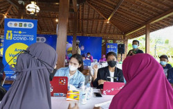 BOB Gelar Vaksinasi di Objek Wisata Kulonprogo