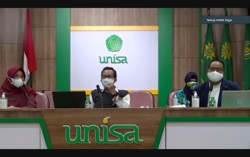  UNISA Bedah Buku Pemilu di Antara Dua Bencana, Potret Peristiwa Pilkada di Tengah Risiko