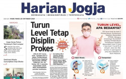 HARIAN JOGJA HARI INI: Turun Level Tetap Disiplin Prokes