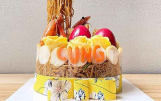 Kue Ulang Tahun dari Mi Goreng Indonesia Viral di Singapura