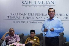 Bursa Capres Versi Saiful Mujani, Elektabilitas Prabowo dan AHY Tinggi