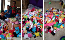 Cerita Keluarga asal Sleman Kumpulkan 500 Boneka Capit, Tiada Hari Tanpa Capit Boneka