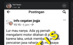 Warganet Tanyakan Biaya Ambil Motor Bekas Kecelakaan, Begini Jawaban Humas Polda DIY 