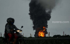 Polri Kumpulkan Bukti Kebakaran Kilang Pertamina