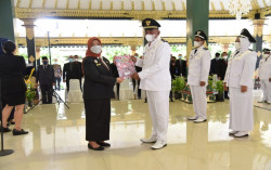 33 Lurah Baru Sleman Dilantik, Ini Pesan Bupati