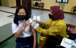 Capaian Vaksinasi Covid-19 di Kabupaten Magelang Lampaui 50% dari Sasaran
