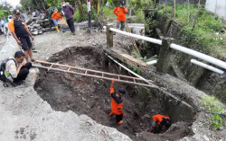 Perbaikan Kerusakan Akibat Longsor Butuh Ratusan Juta