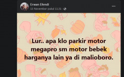 Warganet Pertanyakan Tarif Parkir Megapro dan Motor Bebek Beda, Ini Tanggapan Paguyuban Jukir