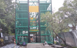 Parkir Vertikal di Balai Kota Jogja Beroperasi Awal 2022