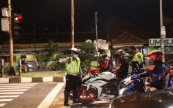 45 Motor Berknalpot Blombongan di Bantul Ditilang Polisi