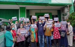 Tuntut Pencairan Tabungan, Nasabah Jogja Geruduk Kantor KSP Sejahtera Bersama