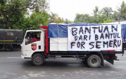 Erupsi Semeru, Bantul Kirimkan Relawan dan Sembako ke Lumajang