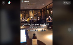 Nugas di Kafe Sendirian, Warganet Ini Bagikan Cara agar Laptop Aman Saat Ditinggal ke Toilet