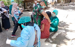 140 orang Terjaring Vaksinasi Door to Door Kodim Sleman
