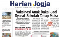 HARIAN JOGJA HARI INI: Vaksinasi Anak Bakal Jadi Syarat Sekolah Tatap Muka