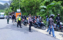 Cegah Klithih, Rombongan Pemotor di Pantai Selatan Diperiksa Petugas