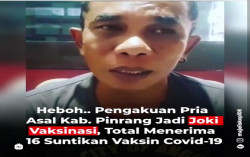 Viral Video Pria Mengaku Joki Vaksinasi, Sudah Divaksin 16 Kali