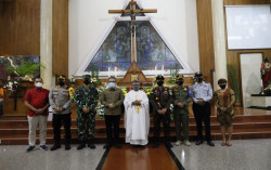 Berlangsung Lancar, Begini Suasana Perayaan Natal di Bantul