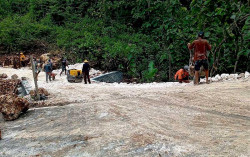 Pembangunan Jembatan Songbanyu yang Diterjang Banjir Habiskan Rp1,3 Miliar