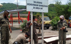 Gubuk Pijat di Pantai Parangkusumo Dibongkar