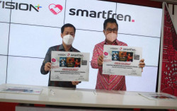 Hadirkan Konten Video Premium untuk Pelanggan, Smartfren Tandatangani Kerja Sama Ekslusif dengan Vision+