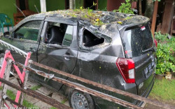 Hujan Angin Rusak Rumah dan Mobil di Beberapa Wilayah di Sleman