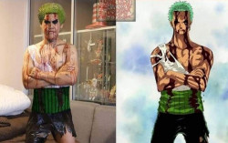Begini Keunikan Cosplay Karakter Anime Menggunakan Makanan