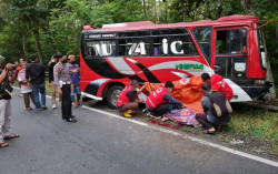 Tabrak Mikrobus di Gunungkidul, Pemotor Asal Condongcatur Meninggal Dunia