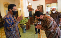 Menteri Erick Thohir Temui Sultan HB X Bahas Kepastian Tol Jogja