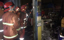 Warung Kelontong Hangus Terbakar di Mantrijeron